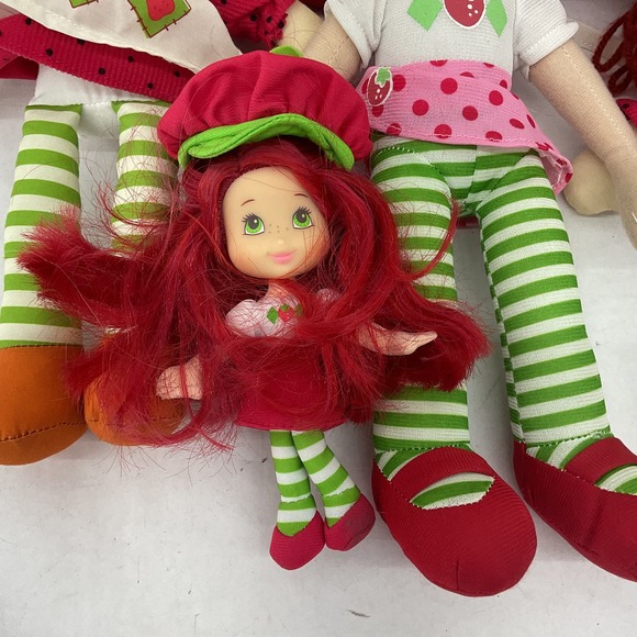 Strawberry Shortcake Stuffed Animal Plush Toy Lot Cartoon Toys - Picture 5 of 10